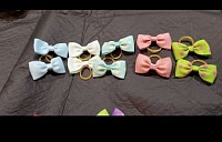 8 pieces of EASTER Color bows $2.50
